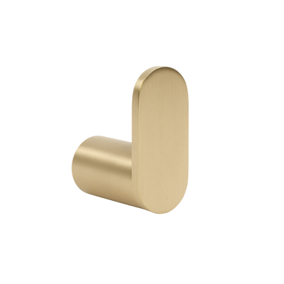 Alma Ascari Brushed Brass Gold Robe Hook