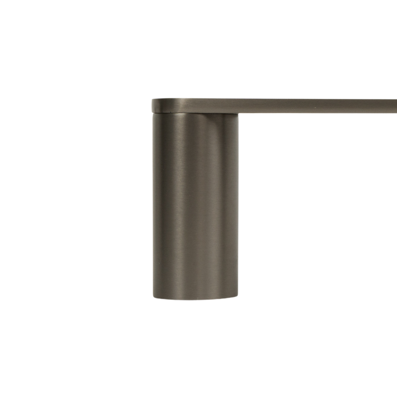 Ascari Brushed Gunmetal 600 Single Towel Rail