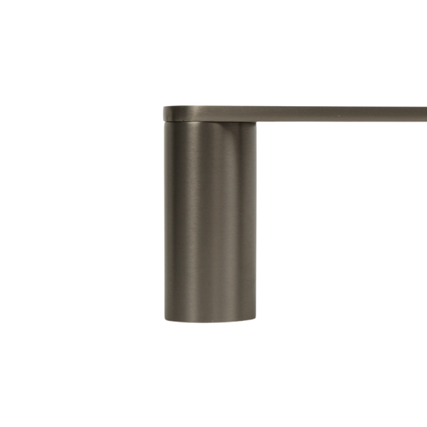 Alma Ascari Brushed Gunmetal 800 Single Towel Rail