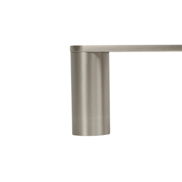 Alma Ascari Brushed Nickel 800 Single Towel Rail