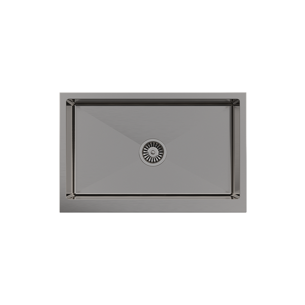 Boden Belfast Brushed Gunmetal Farmhouse Sink