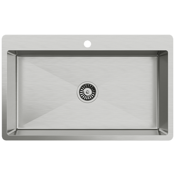 Alma Brittany 810x500 XLarge Single Bowl Tap Landing Sink