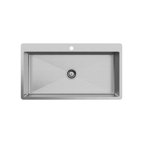 Mila 900x500 XXLarge Single Bowl Tap Landing Sink