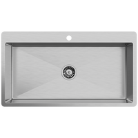 Mila 900x500 XXLarge Single Bowl Tap Landing Sink