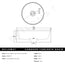 Cameron Meteor Grey Circle Concrete Basin