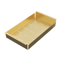 Alma Carter Colander Brass Gold