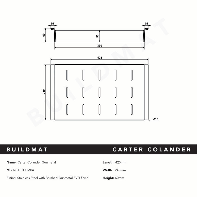 Carter Colander Gunmetal