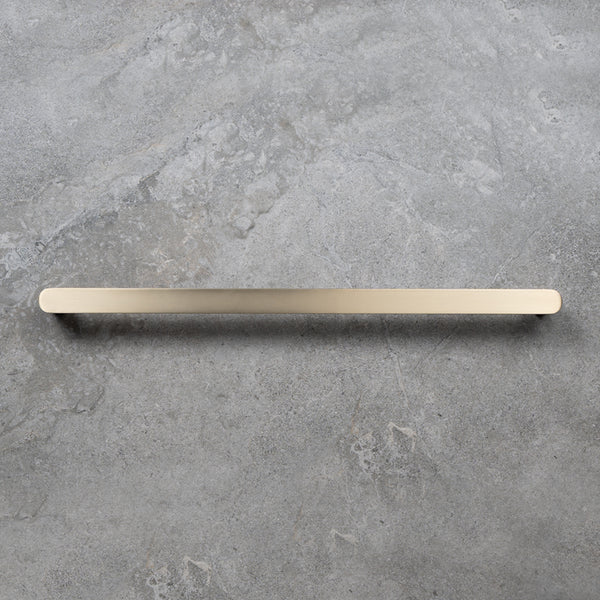 Alma Ascari Brushed Brass Gold 600 Double Towel Rail