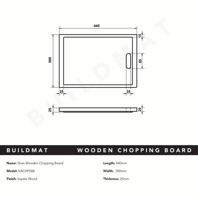 Shan Wooden Chopping Board