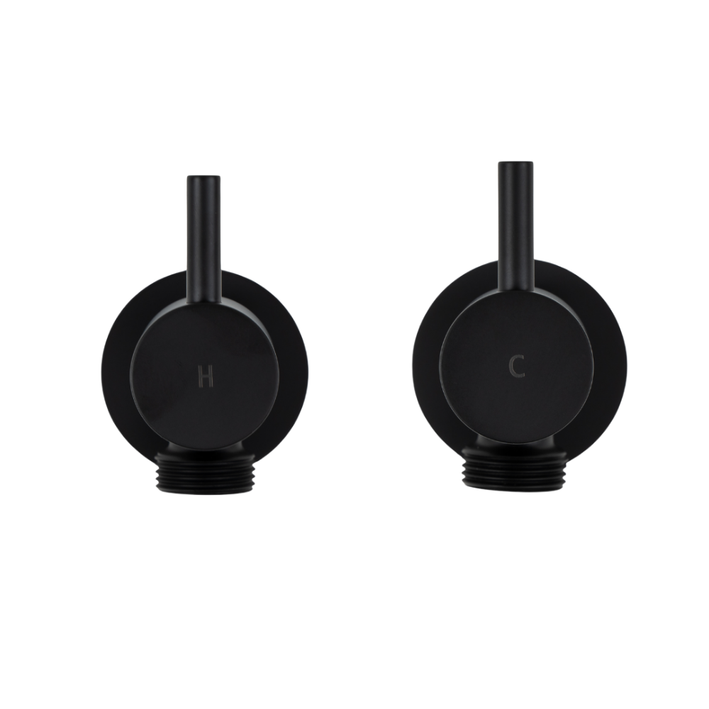 Menzo Matte Black Washing Machine Tap Buildmat