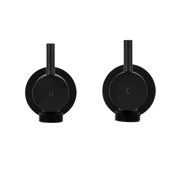 Menzo Matte Black Washing Machine Tap