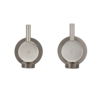 Alma Menzo Brushed Nickel Washing Machine Tap