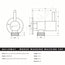Menzo Brushed Gunmetal Washing Machine Tap