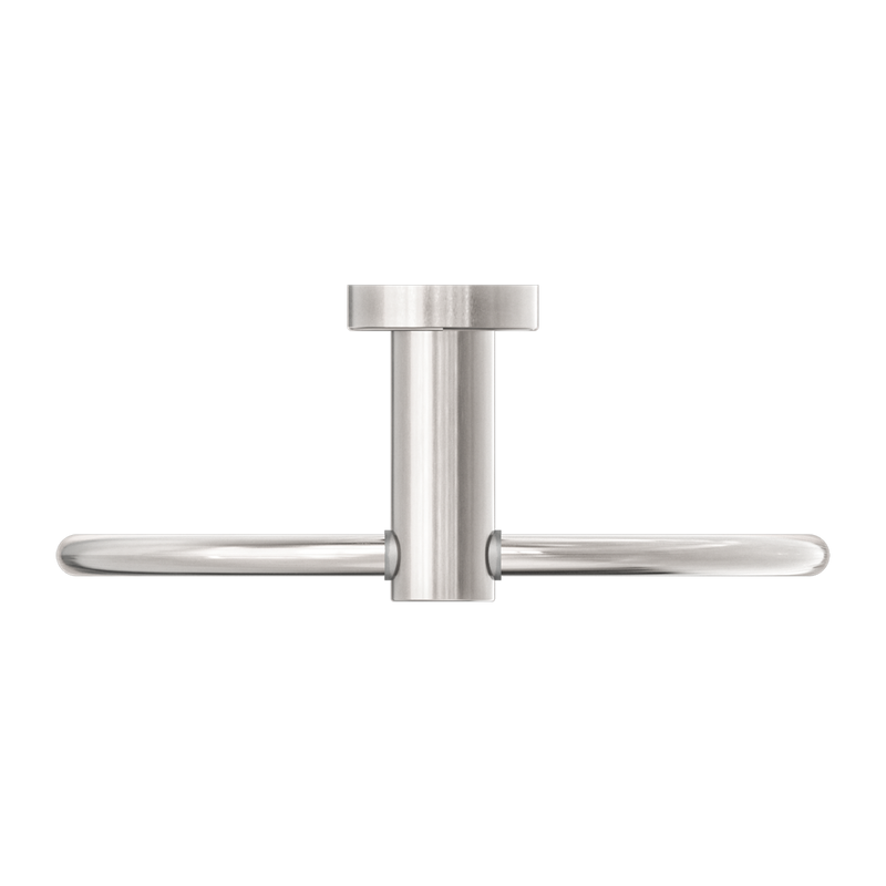 Mecca Hand Towel Ring Brushed Nickel