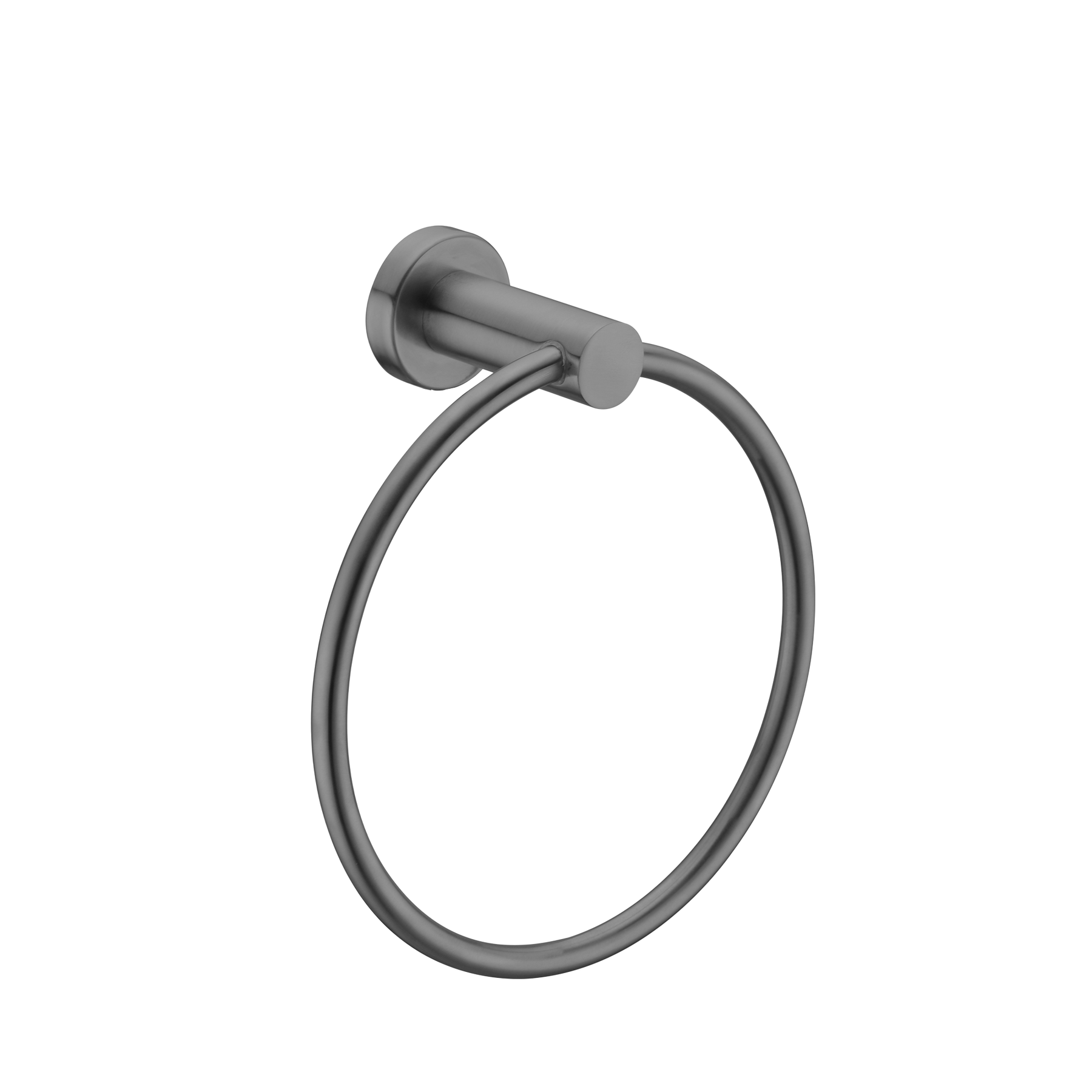 Nero Mecca Hand Towel Ring Brushed Gunmetal – Buildmat