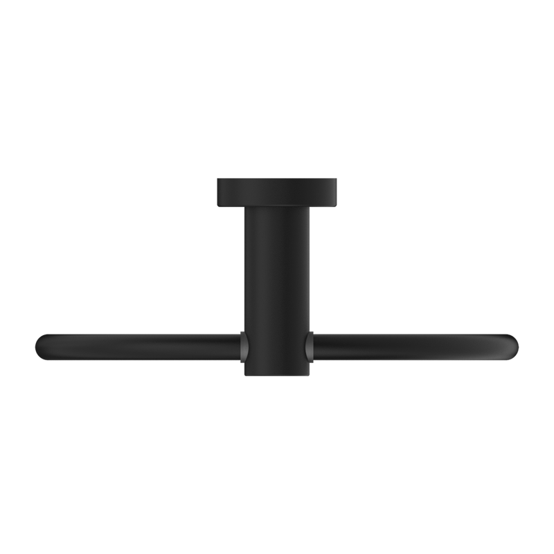 Mecca Hand Towel Ring Matte Black