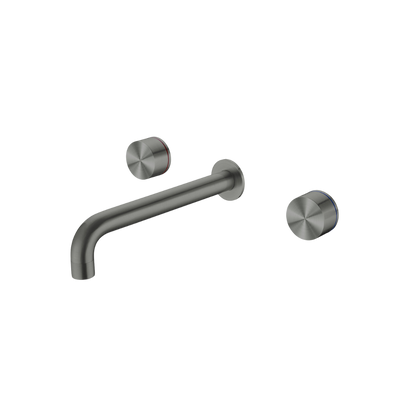 Kara Wall Basin Set 217mm Brushed Gunmetal