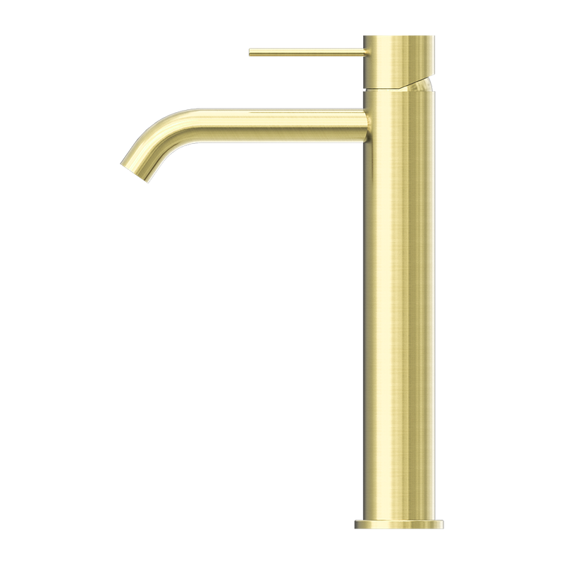 Mecca Tall Basin Mixer Brushed Gold