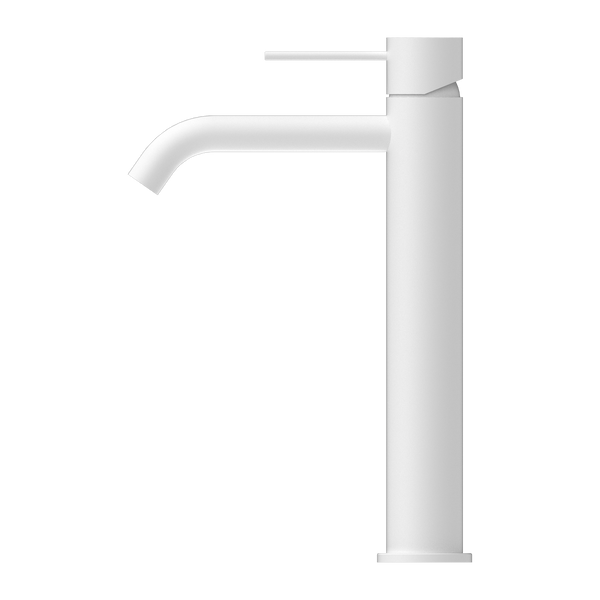 Nero Mecca Tall Basin Mixer Matte White