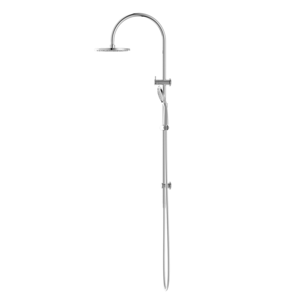 Nero Mecca Twin Shower with Air Shower Chrome