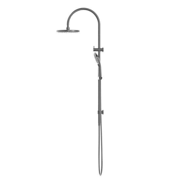 Nero Mecca Twin Shower with Opal Shower Gunmetal