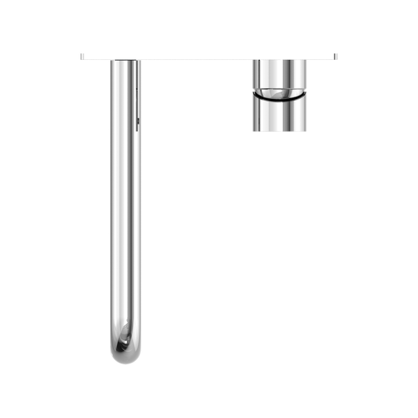 Nero Mecca Wall Basin Mixer 185mm Spout Chrome