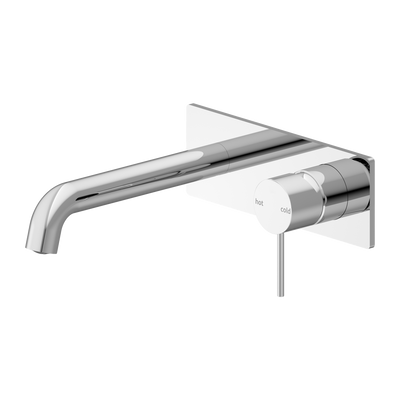 Mecca Wall Basin Mixer 185mm Spout Chrome