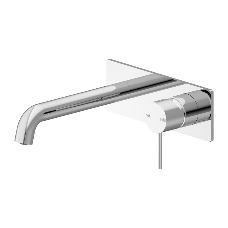 Mecca Wall Basin Mixer 185mm Spout Chrome