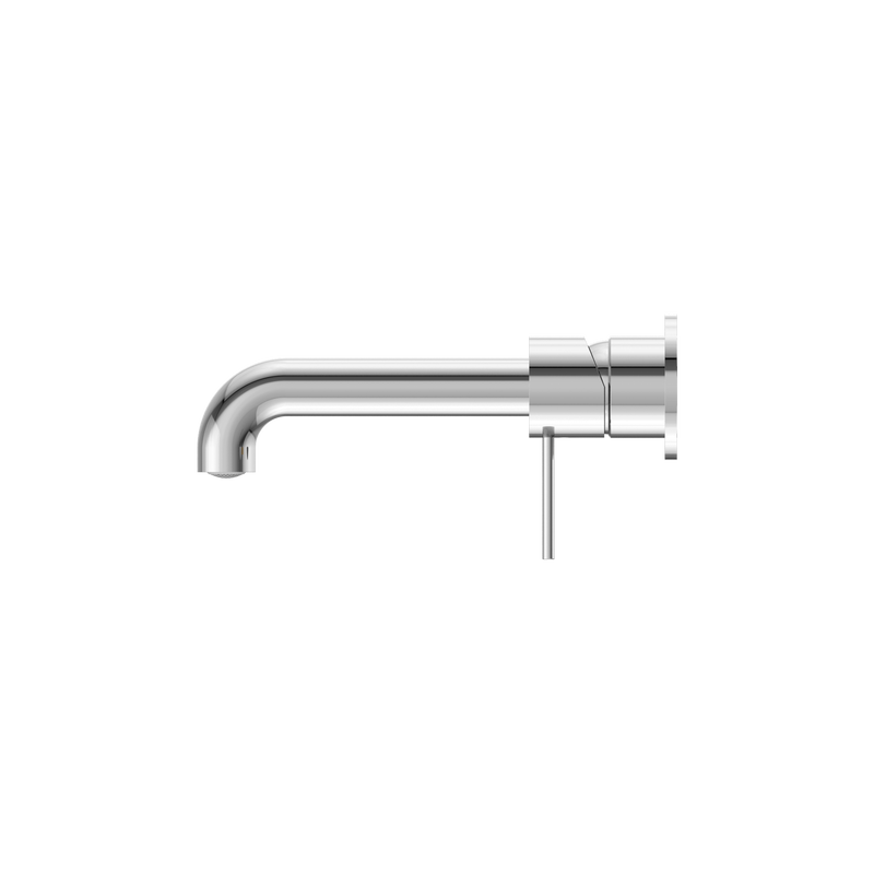 Mecca Wall Basin Mixer Separate Back Plate 230mm Spout Chrome