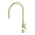 Nero York Pull Out Sink Mixer with Vegie Spray Function with Metal Lever Aged Brass