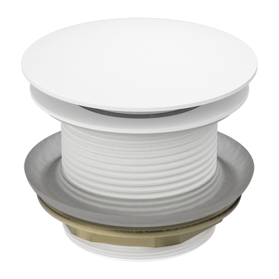 Nero 40mm Bath Waste Matte White