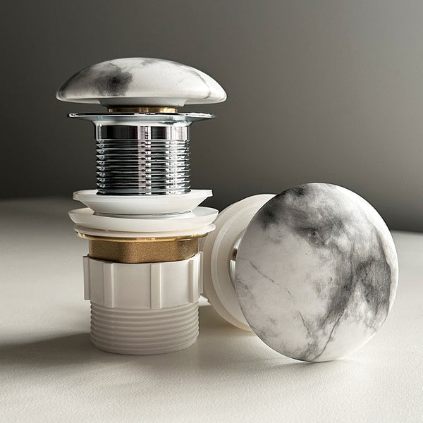 Alma 32mm Arabescato Vagli Pop Up Waste CLEARANCE