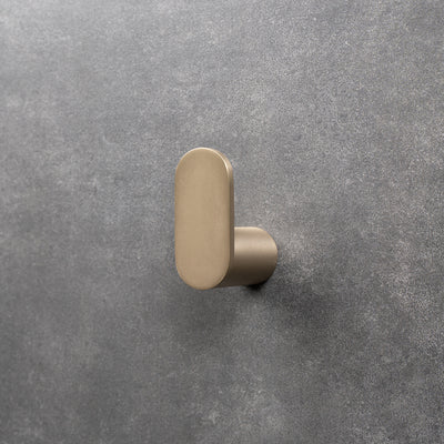 Ascari Brushed Brass Gold Robe Hook