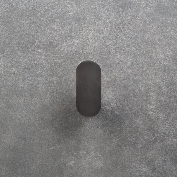 Alma Ascari Brushed Gunmetal Robe Hook