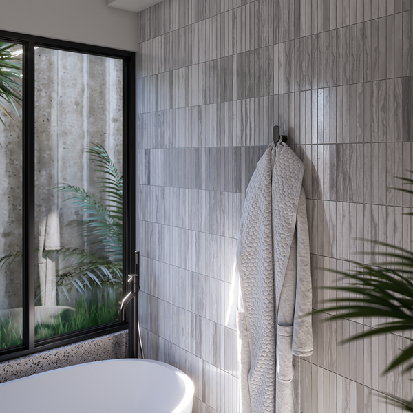 Alma Ascari Brushed Gunmetal Robe Hook