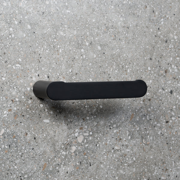 Alma Ascari Matte Black Toilet Roll Holder