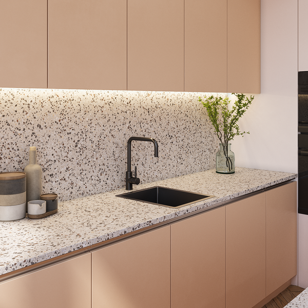 Alma Brushed Gunmetal Maya 380x450 Single Bowl Sink