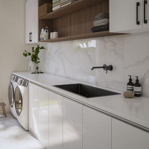 Alma Brushed Gunmetal Seville 900x450 XXLarge Single Bowl Sink