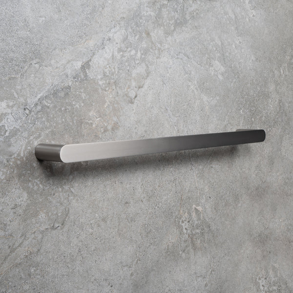 Alma Ascari Brushed Nickel 600 Single Towel Rail