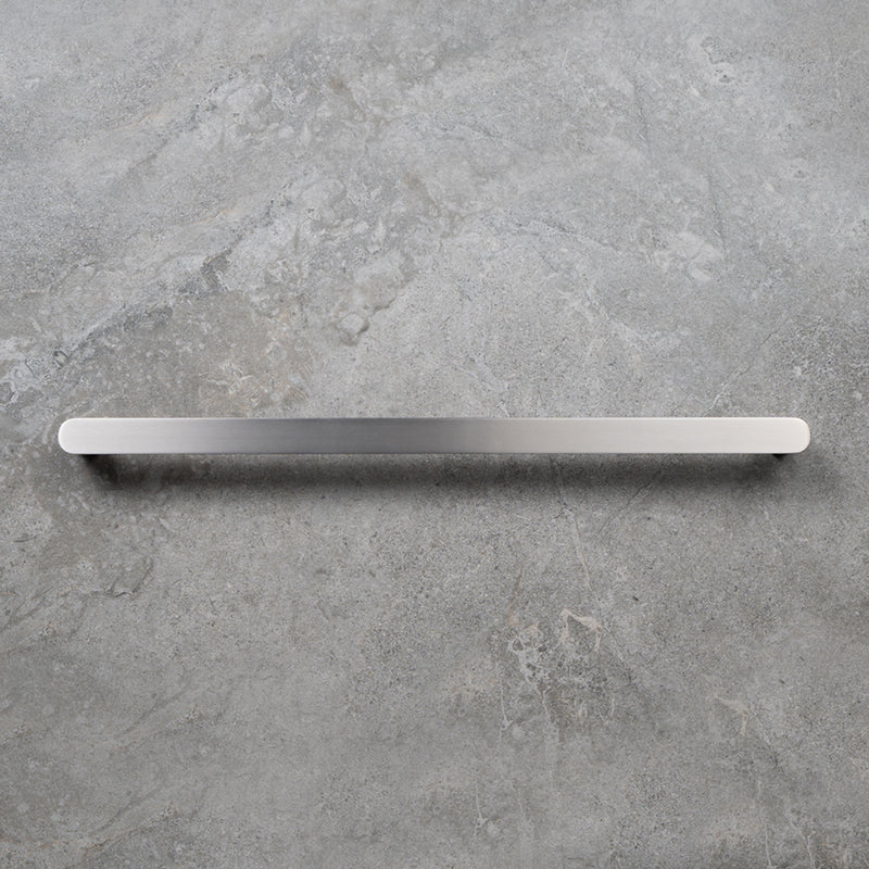 Ascari Brushed Nickel 600 Single Towel Rail