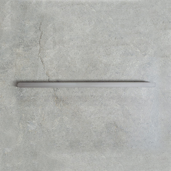 Alma Ascari Brushed Nickel 800 Single Towel Rail