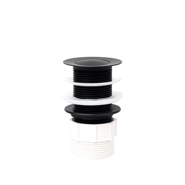 Buildmat Bathroom Accessories 32mm Black Popup Waste Black Pop Up 32mm Waste
