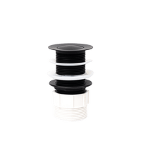 Buildmat Bathroom Accessories 32mm Black Popup Waste Black Pop Up 32mm Waste