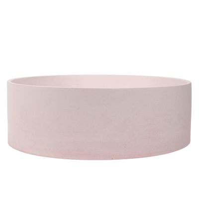 Alma Cameron Champagne Pink Circle Concrete Basin