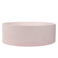 Cameron Champagne Pink Circle Concrete Basin