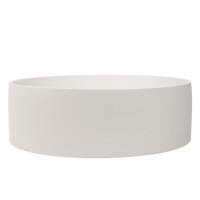 Alma Cameron Sea Salt White Circle Concrete Basin