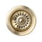 Alma Emilio Brass Gold Sink Strainer with Long Pin