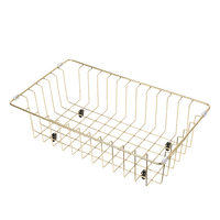 Alma Ellie Brass Gold Dish Rack