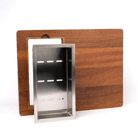 Buildmat Kitchen Accessories Emma Chopping Board & Integrated Colander Set