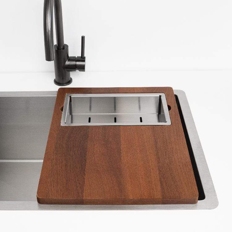 Buildmat Kitchen Accessories Emma Chopping Board & Integrated Colander Set